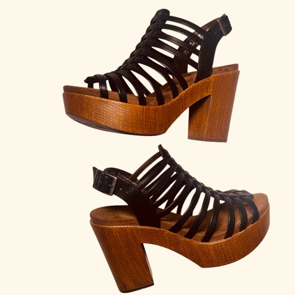 Brand New, White Mountain Astonish, Fisherman Platform Sandals, Block Heels - Picture 2 of 13